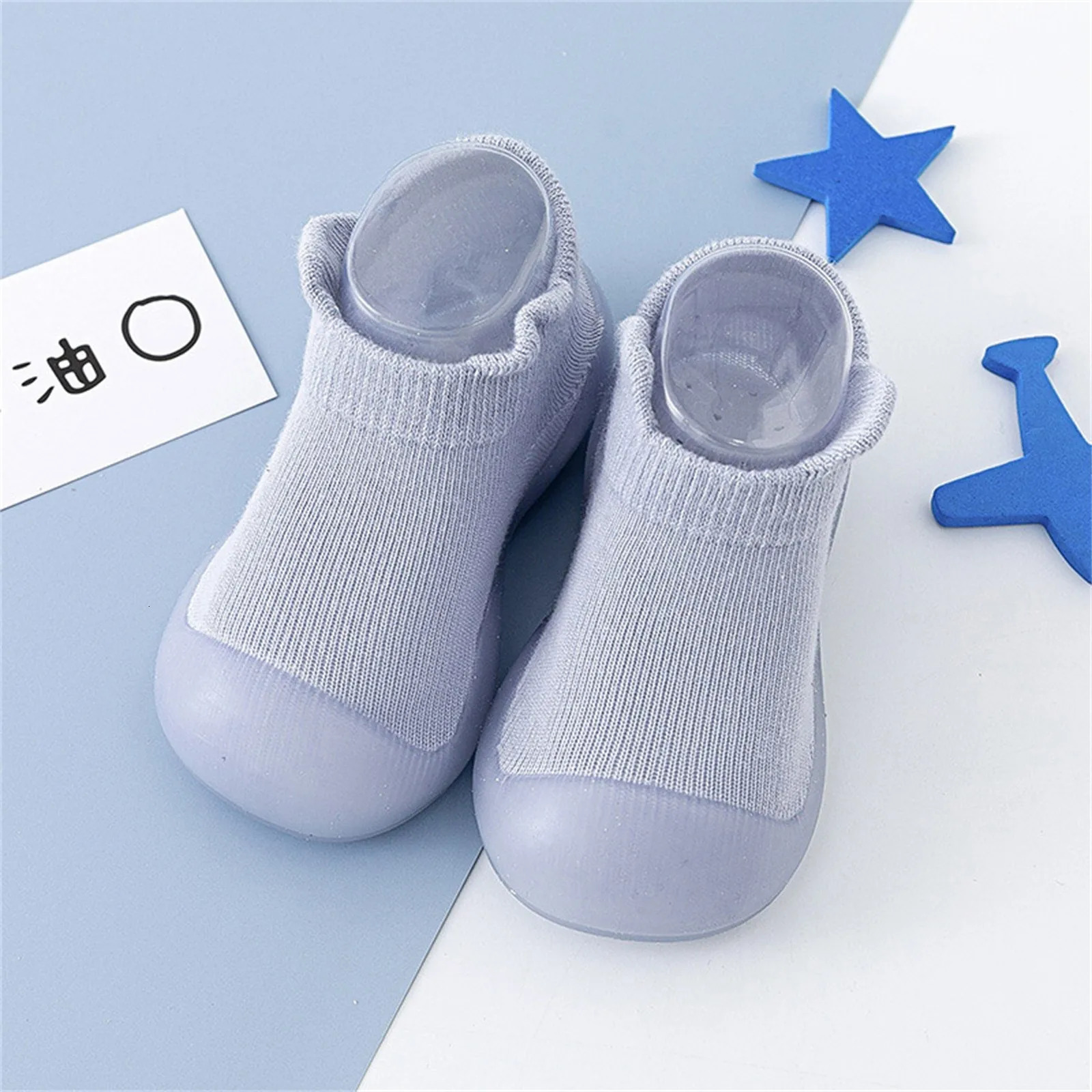 Toddler Kids Infant born Baby Boys Girls Shoes Solid Ruffled Soft Soles First Walkers Antislip Shoes Prewalker Bunny Slippers 250118