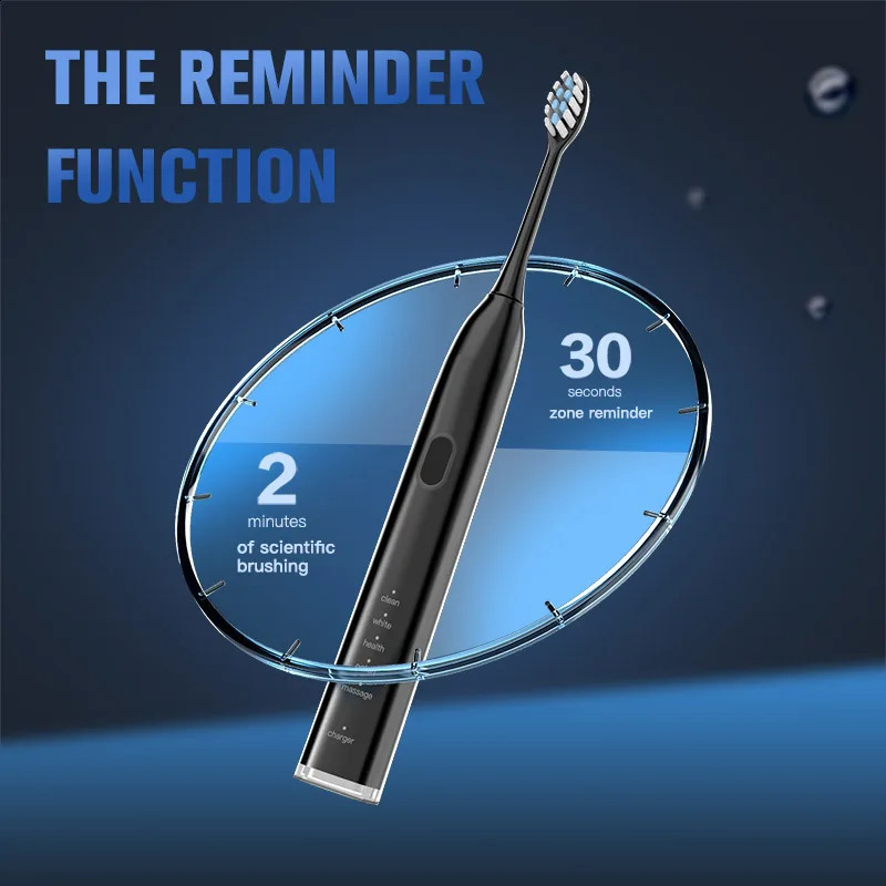 SUBORT S2 Sonic Electric Toothbrush for Men Women Houseehold Whitening IPX7 Waterproof Ultrasonic Auto Tooth Brush 250115
