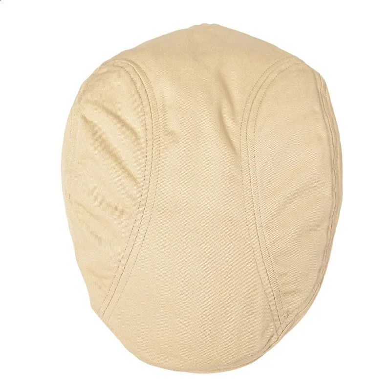 BOTVELA Twill Flat Cap Men 100% Cotton Ivy Caps Golf Baker Boy Hat Summer Fall sboy 250118