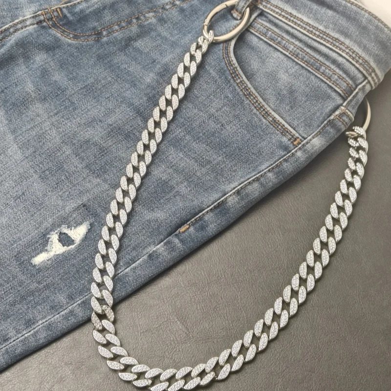 Model Original Cuban Pants Chain Mens Heavy-duty Ones Waist Hip Hop Accessories Light Goods Holiday Gifts 250122
