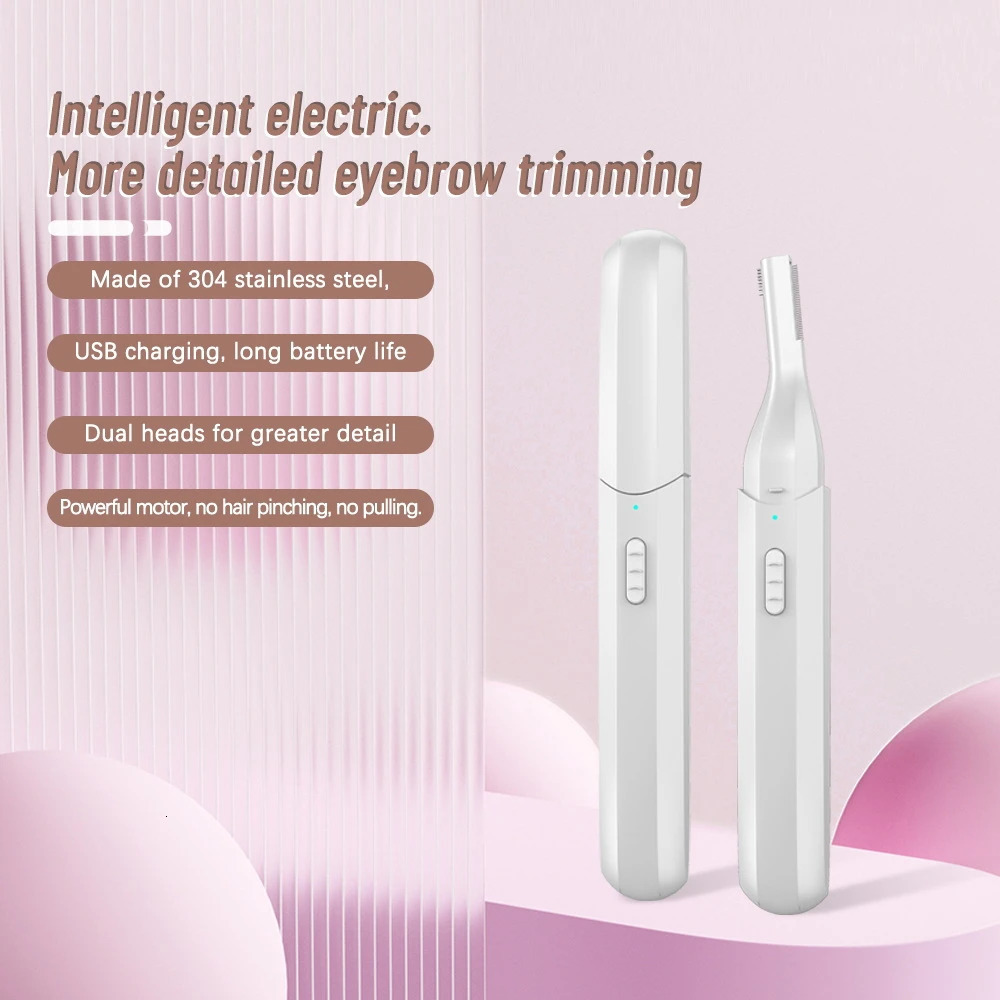 Women Portable Electric Face Eyebrow Hair Body Blade Razor Shaver Trimmer Face Hair Remover Trimmer Use Lady Beauty Remover Tool 250121