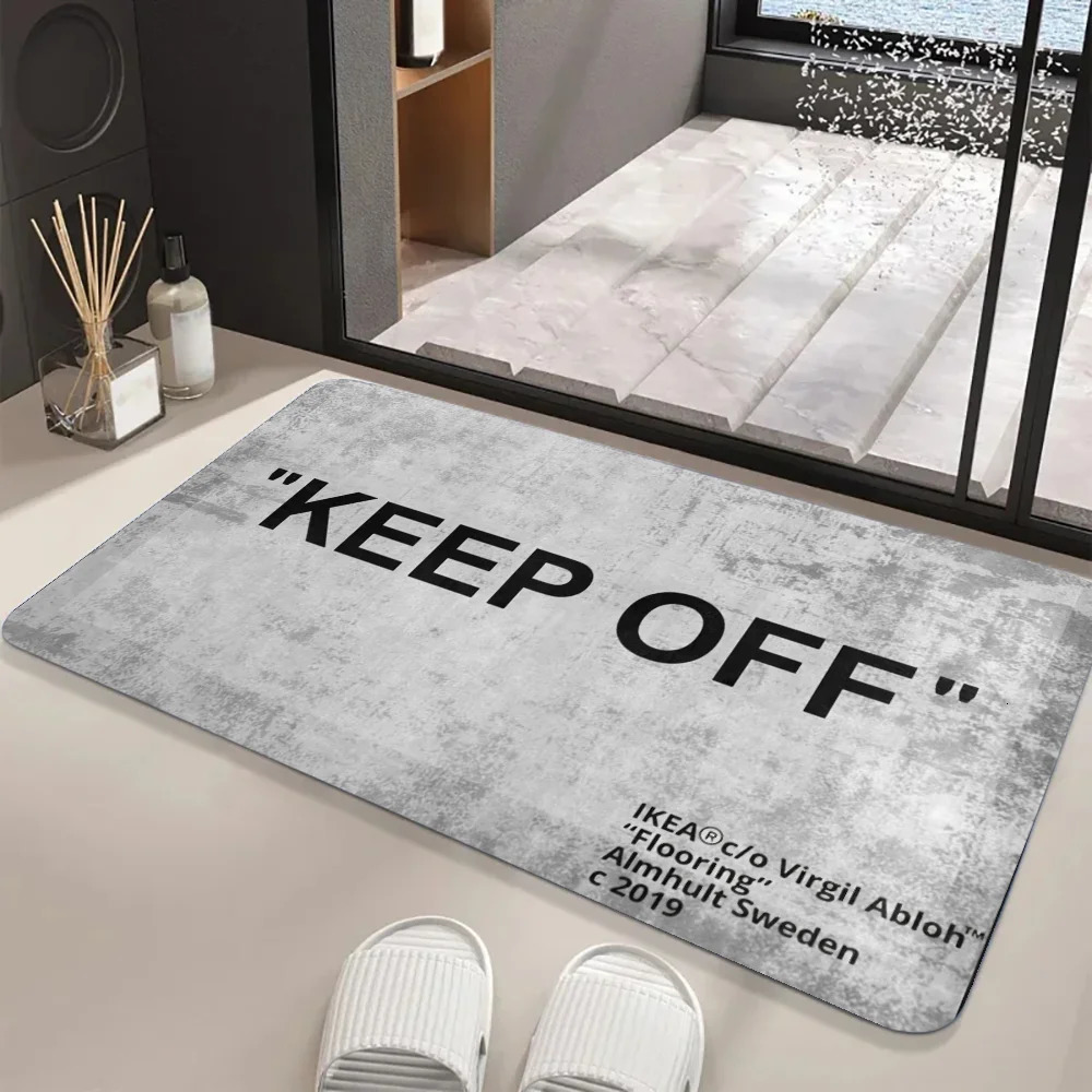 Keep Off Area Rug Floor Mat Graphic Printed Flannel Doormats for Bathroom Kitchen Entrance Carpet Home Decor 250116 - view 5