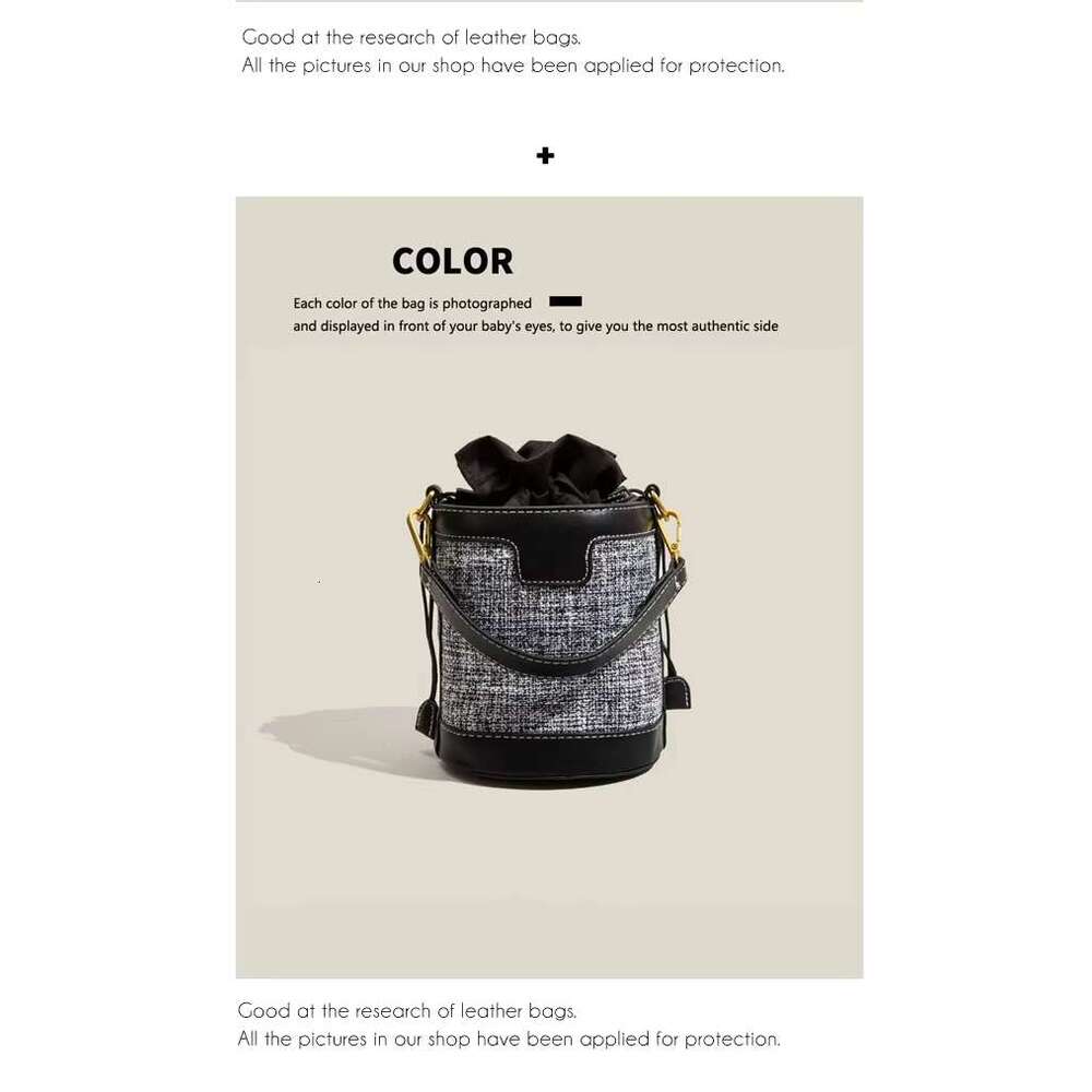 Maxdutti England Fashion Women Blogger Retro Bucket Autumn Winter Messenger Casual Single Shoulder Printed Armpit Bag