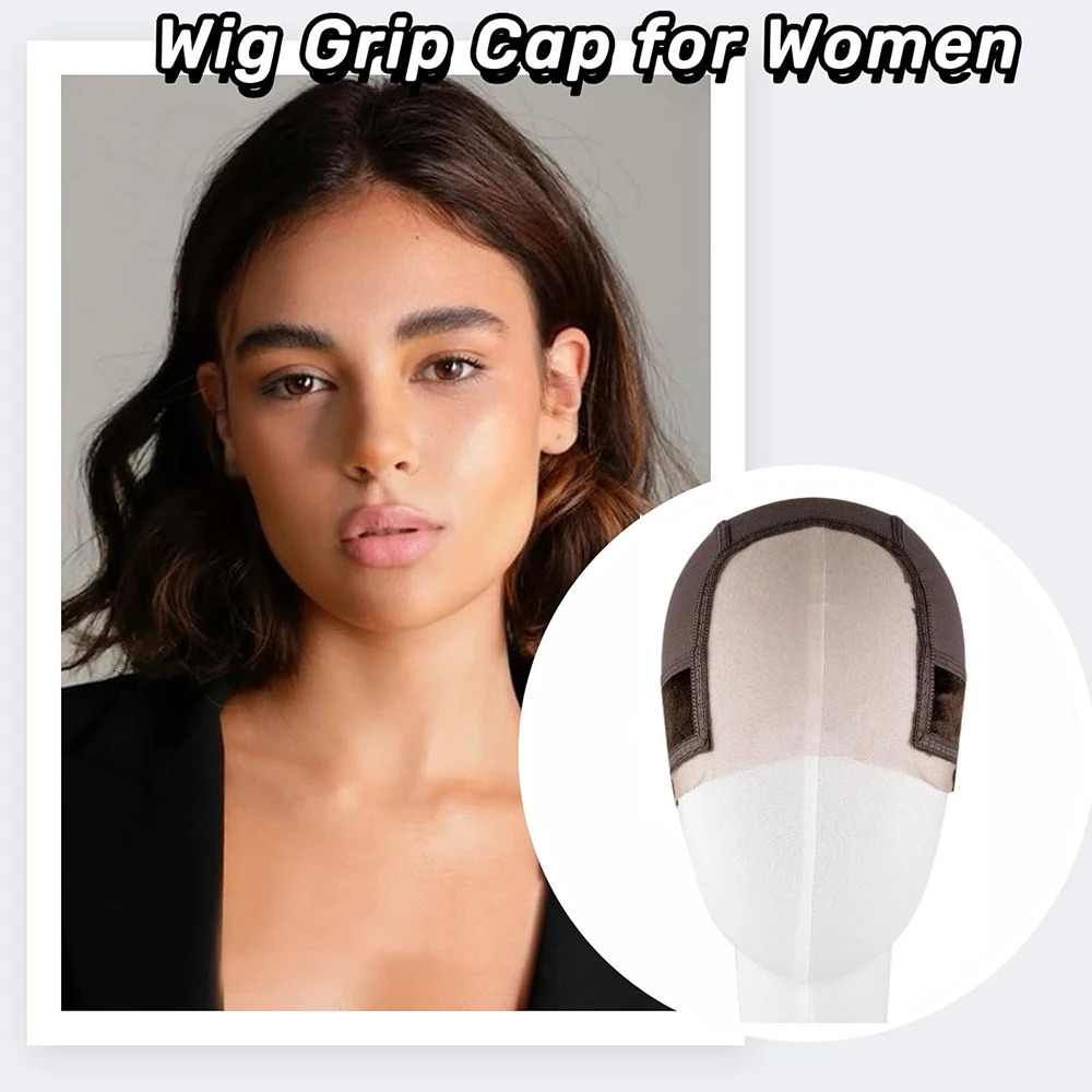 Lace Wig Grip Cap Women 4x5 Transparent Swiss Lace Front - Non-slip Adjustable Wig Gripper for Keeping Wigs In Place 250120
