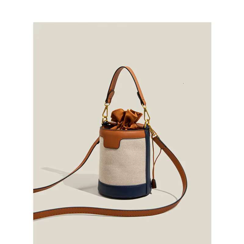 Maxdutti England Fashion Women Blogger Retro Bucket Autumn Winter Messenger Casual Single Shoulder Printed Armpit Bag