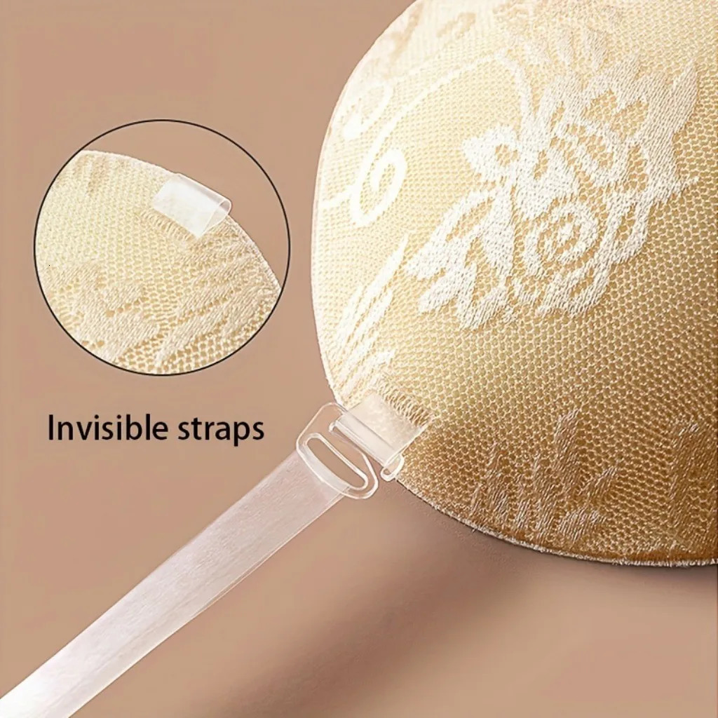 Adhesive Push Up Bra with Invisible Straps for Backless Outfits Silicone Nipple Reusable Strapless Tape 250122