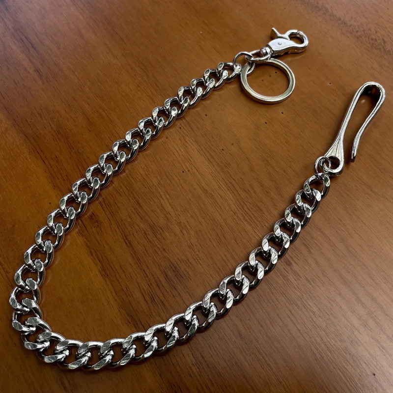 Vintage Punk Skull Pants Chain Heavy Waist Men Cool Jeans Chain Keychain Wallet Chain Gothic Biker Fashion Accessories 250117