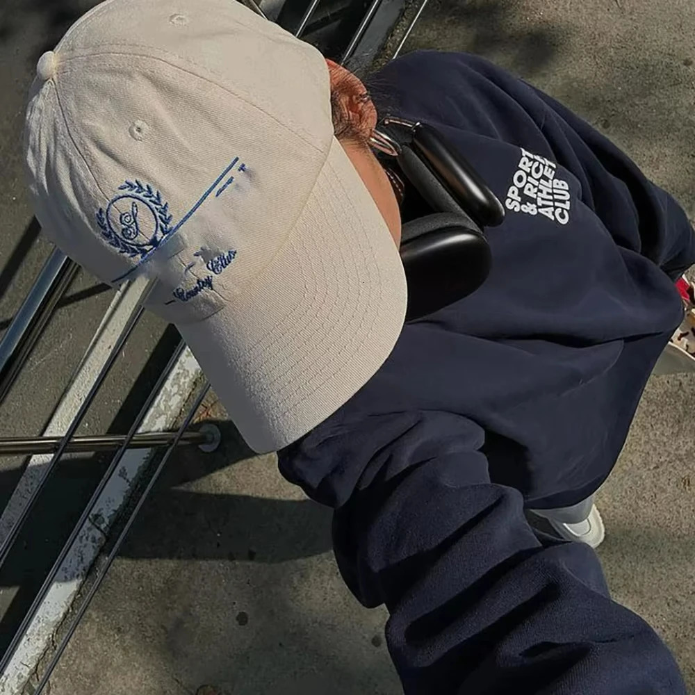 ZESSAM Letter Print Sweatshirt Womens Long Sleeve Sports Club Pullover Vintage Casual Cotton Top 250122