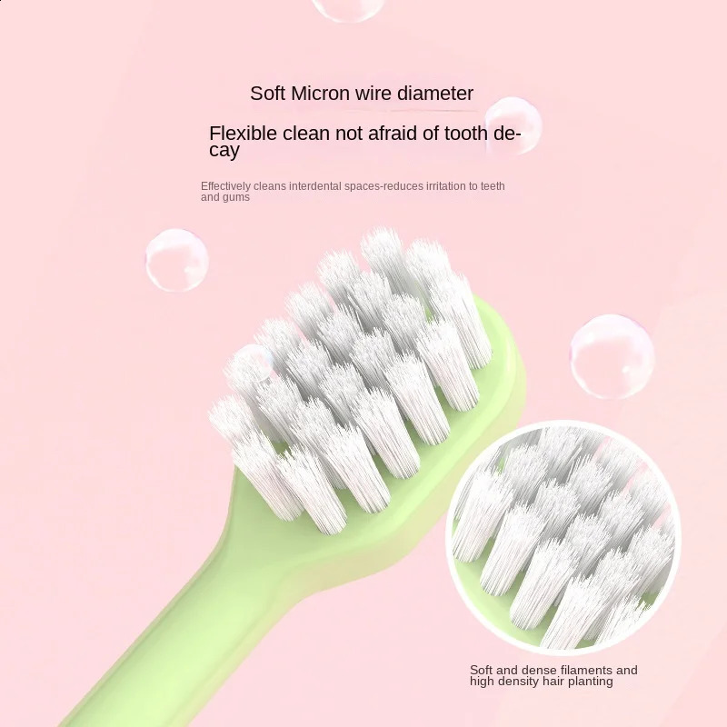 MikolifeQ Cute Children S Small Head Soft Bristle Toothbrush High Density Brush Wire Does Not Damage Gums for Aged 6 250115