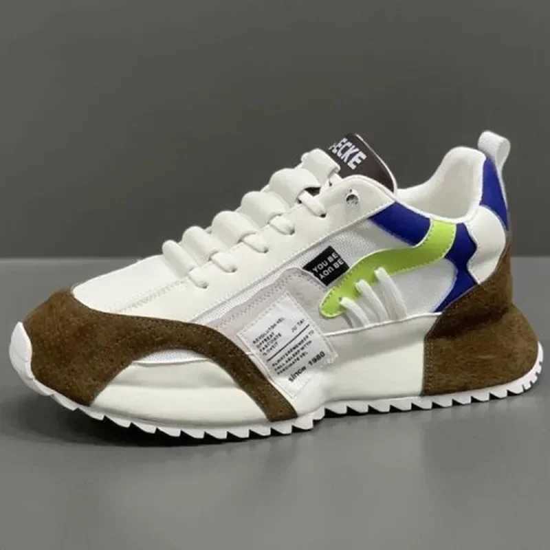 Mens Sneakers Luxury Brand Leisure Shoes Designer Platform Running Shoe Leather Casual Shoes for Men Tennis Shoes 2024 Z250227