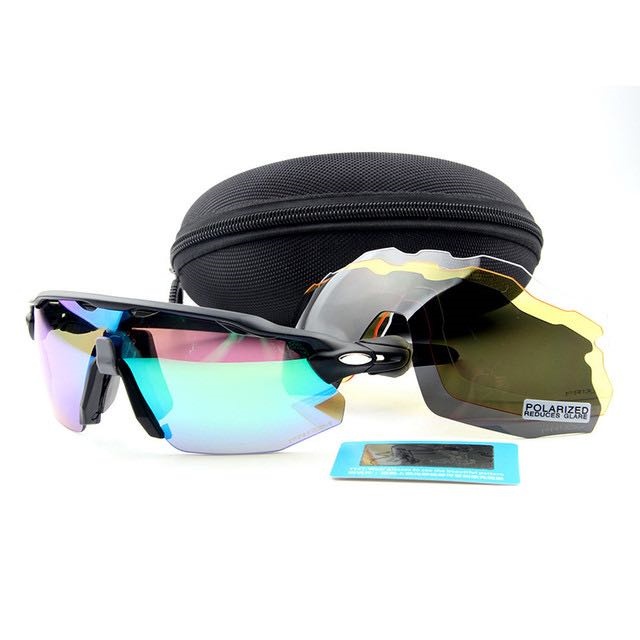 Sports eyewear outdoor Cycling sunglasses UV400 polarized lens Cycling glasses MTB bike goggles men women riding sun glasses with case 4 extra lenses