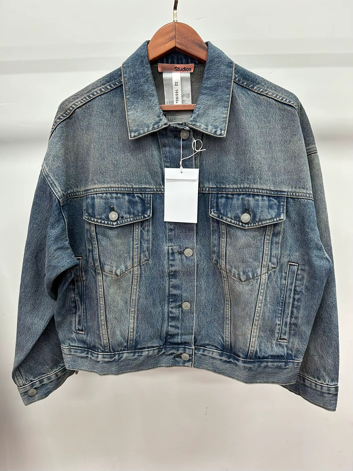 Women's Denim Coat Single Breasted Simple Casual Fashion Loose Denim Jacket New