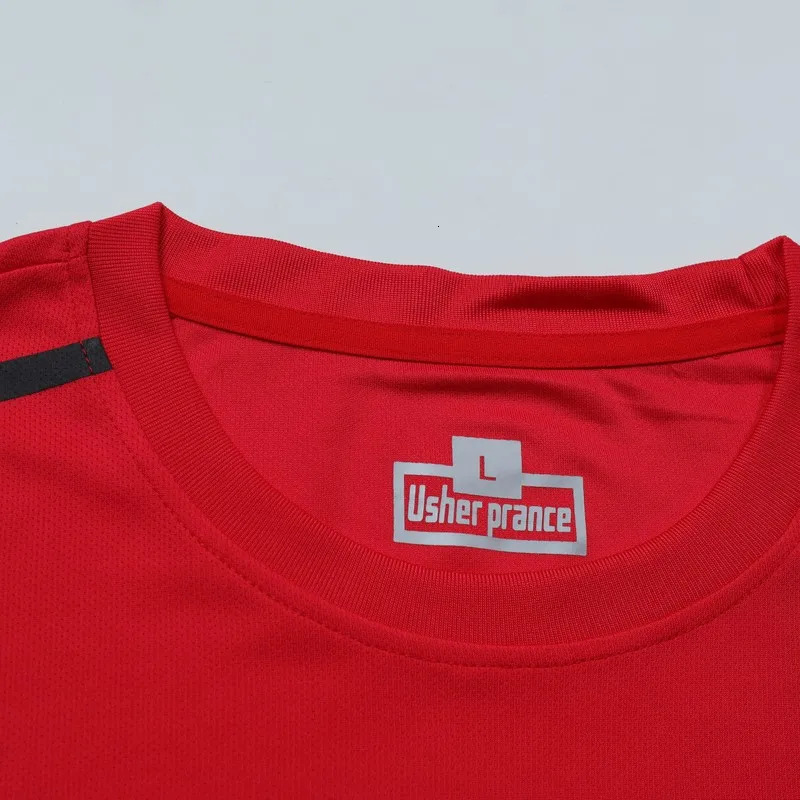 CHRLCK Mens Quick Drying Running Sets Breathable Hiking Fishing T-Shirt Short Soft Elasticity Gym Fitness Suits Outdoor Sports 250120