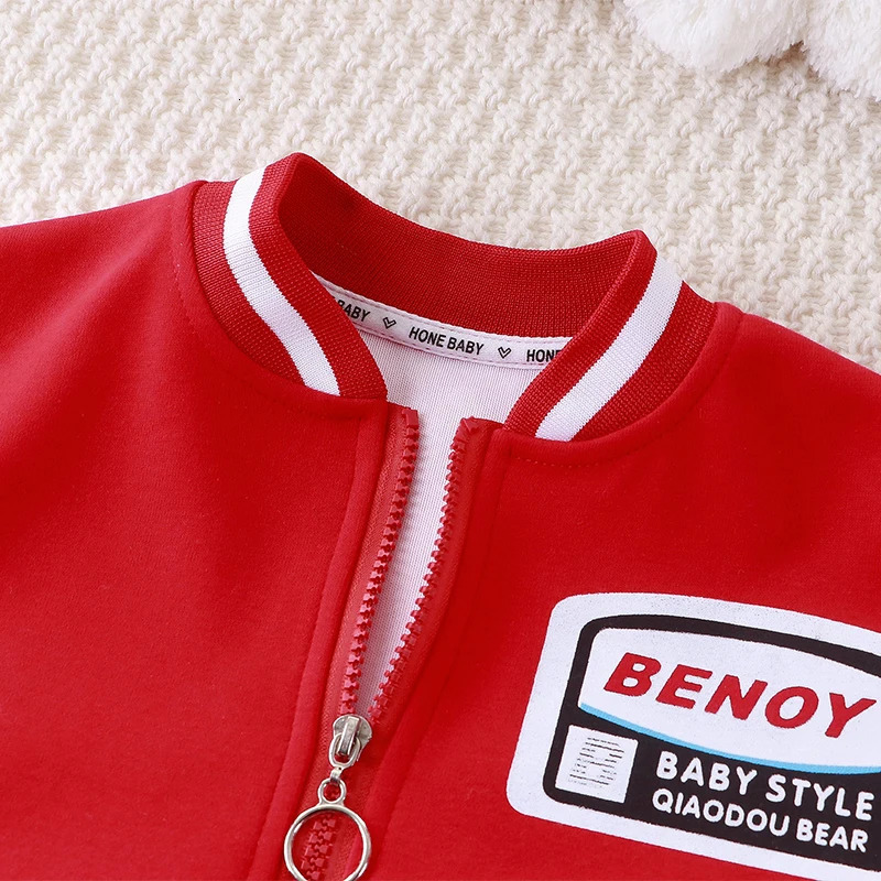 2-10Years Kids Boys Baseball Uniform Jackets Girls Coat Children Spring Autumn Casual Loose Long Sleeve Zipper Jackets Outerwear 250113