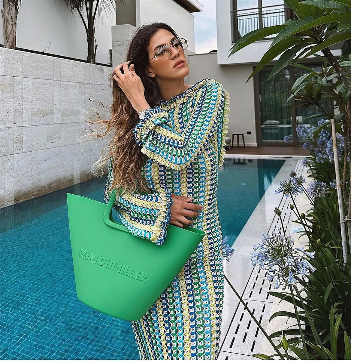 Fashion Backless Womens Dress Lace Contrast Color Long Sleeves Slim Stripe Maxi Dresses 2024 Summer Beach Holidays Clothing 250113