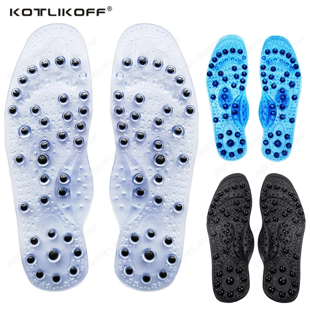 Magnetic Therapy Massage Insoles For Shoes Foot Acupressure Enhanced Magnetic Insole Point Therapy Feet Body Detox Insert Pads 250121