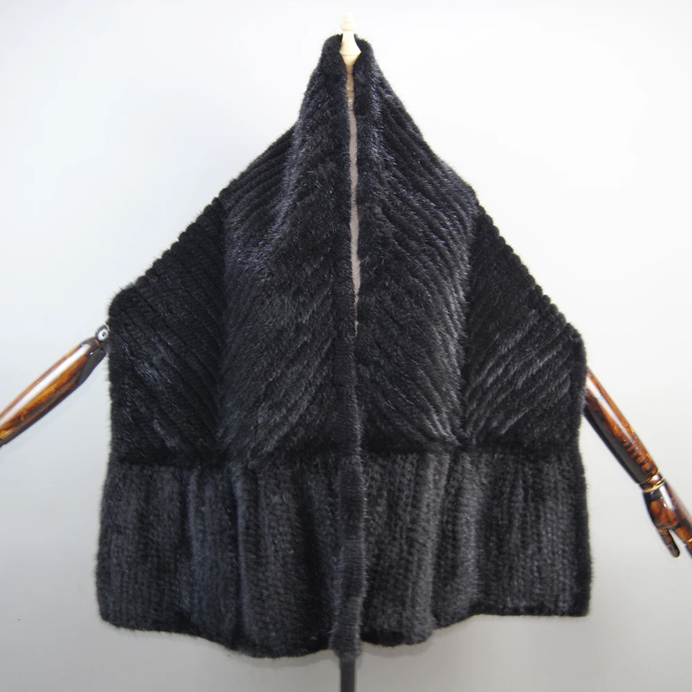 2025 Lady Mink Fur Shawl Scarf Winter 100%Natural Mink Fur Real Scarf Shawl Fashion Genuine Mink Fur Ponchos 250120