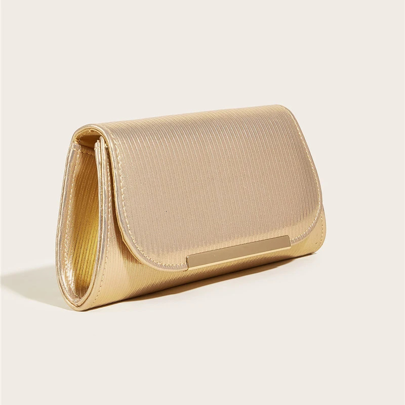 Alirattan Women PU Leather Evening Clutch Bag Fashion Wedding Party Pouch Wallet Lady Chain Shoulder Crossbody Bag 250118