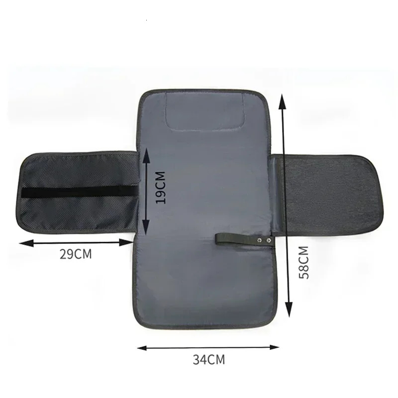 Portable Diaper Changing Pad Portable Baby Changing Pad with Pockets Waterproof Travel Diaper Changing Station Kit Baby Gifts 250220