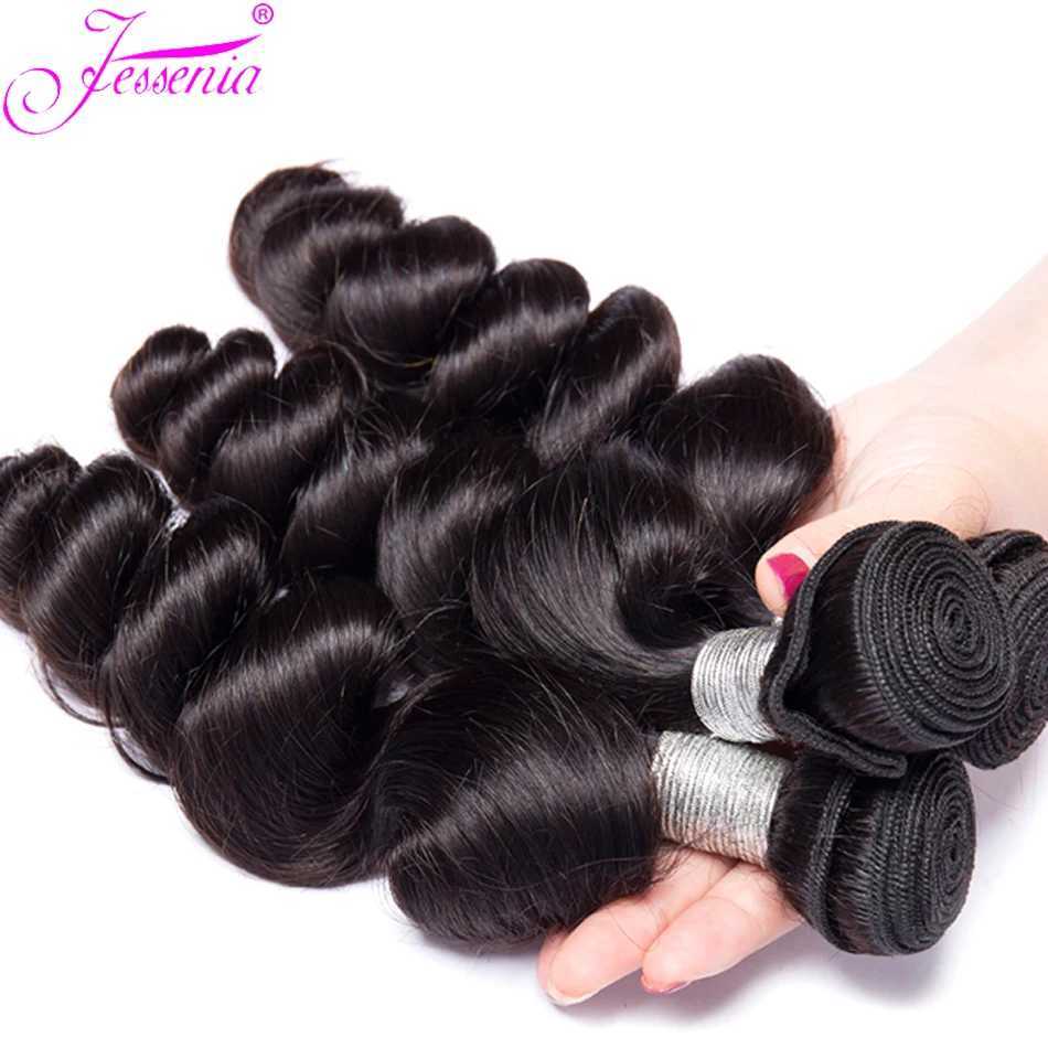 12A Malaysian Raw Virgin Hair Unprocessed Human Bundles Clo 13X4 Frontal Loose Wave Bundles With Clo Natural Black DeepXJ250120