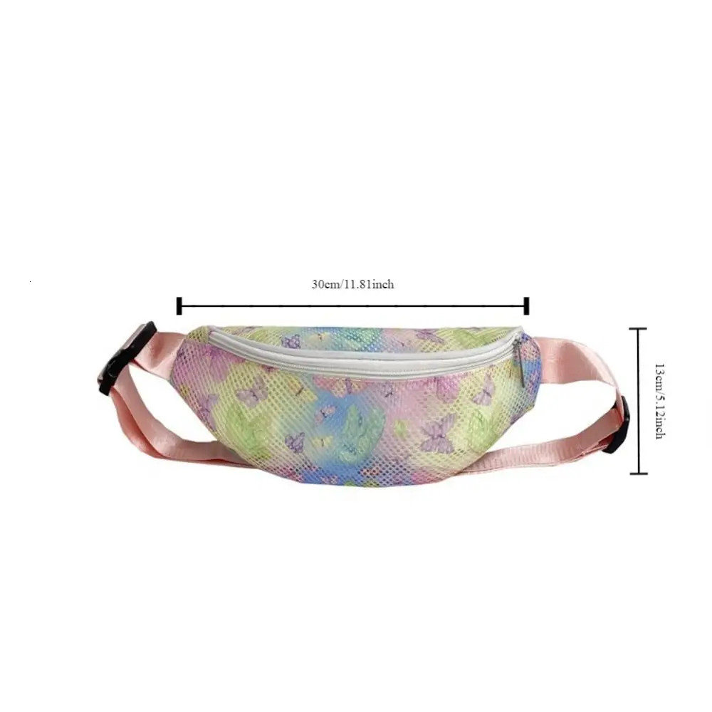 Half Moon Straw Woven Waist Bag Phone Anti-theft Handbag Large Capacity Portable Adjustable Sports Hiking Packs 250122