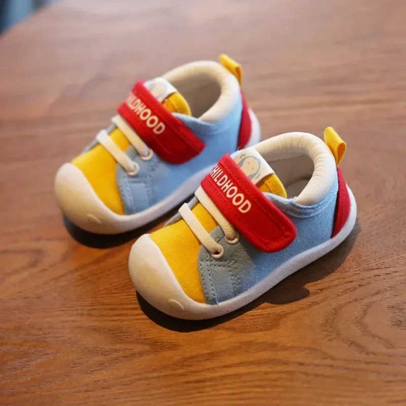 Spring Infant Toddler Shoes Girls Boys Casual Canvas Shoes Soft Bottom Comfortable Non-slip Kid Baby First Walkers Shoes X250129