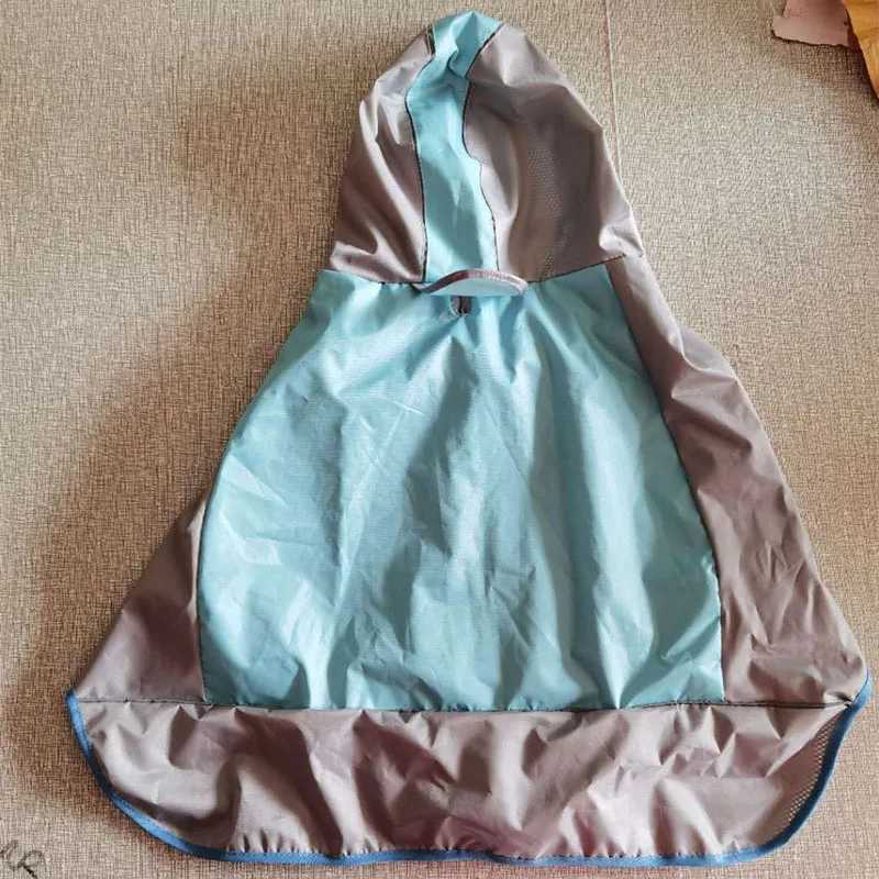 Summer New Dog Colored Raincoat Outdoor Two Legged Waterproof and Dustproof Pet Raincoat Large Medium Dog Corgi Cool Pet ApparelXJ250121