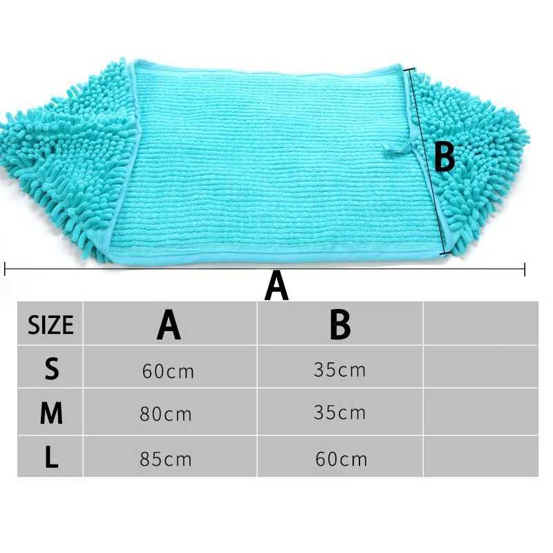 Pet Dog Towel Super Absorbent Microfiber Towel with Hand Pockets Quick Dry Shammy Towel Dog Bathing Supplies Machine Washable M250118