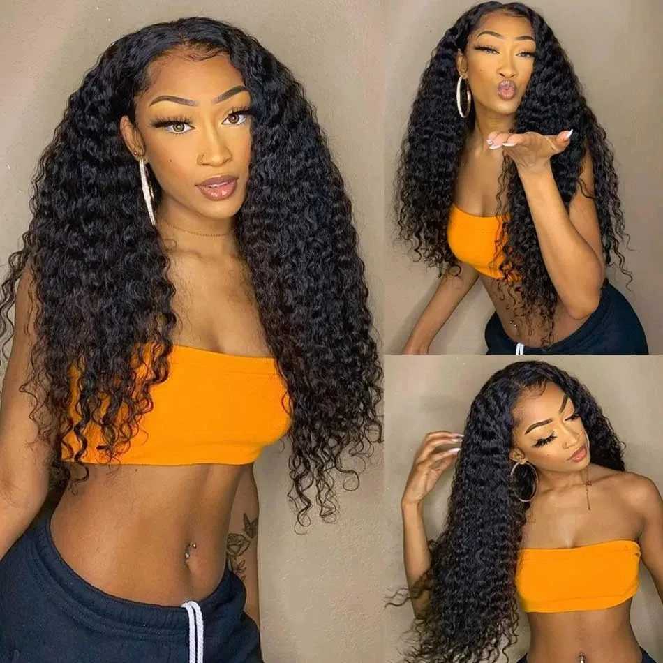 Kinky Curly Lace Frontal Only 13x4 Lace Frontal Only Human Hair Melt Skins Remy Hair 4x4 Real Lace Clo OnlyXJ250120