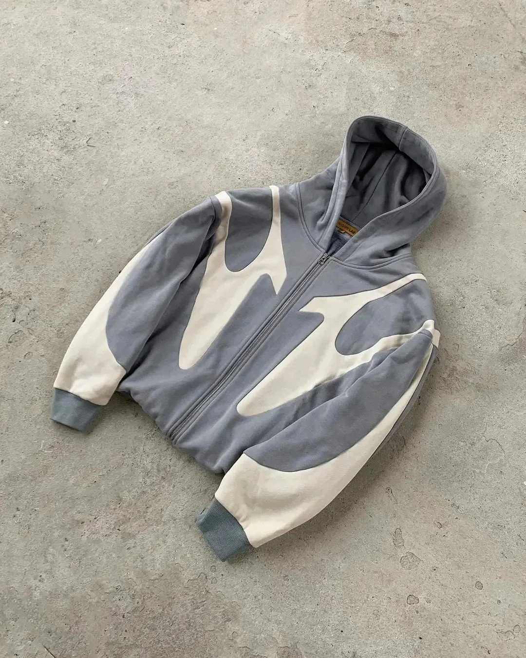 Y2K Retro zip up Hoodie Men Harajuku Hip Hop Vintage Gothic Sweatshirt High Street Punk Hip Hop Tops StreetwearXJ2500118