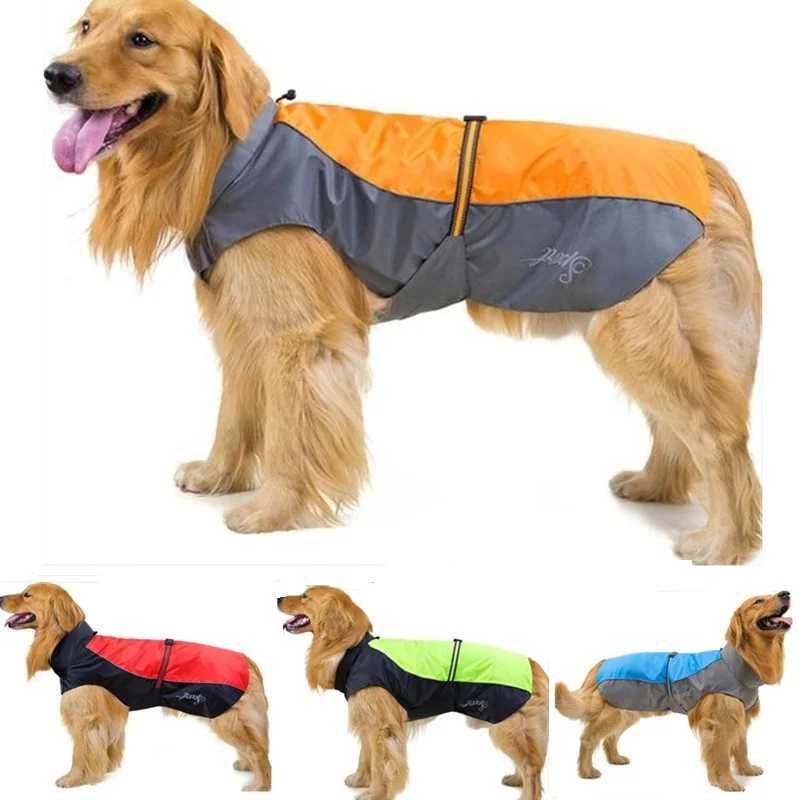 2024 Pet Dog Rain Coat Waterproof Jackets Breathable Assault Raincoat for Big Dogs Cats Apparel Clothes Pet Supplies 7XL 8XL 9XLXJ250121