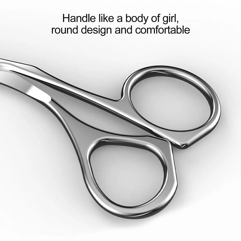 Manual Eyebrow Trimmer For Women Stainless Steel Eyebrow Scissor With Comb Brush Daily Brow Hair Removal Beauty Makeup Tool 250121