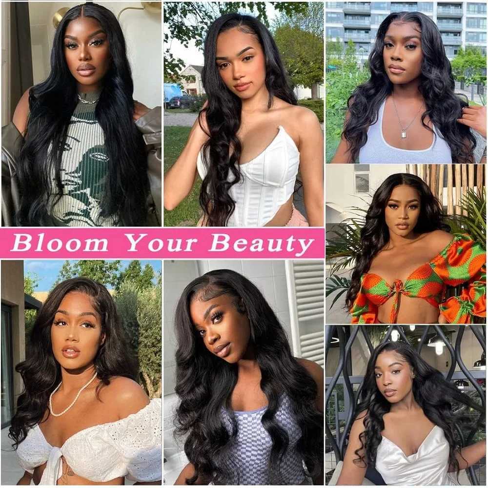 Body Wave Bundles With Clo Brazilian Human Hair Weave Bundles With 4x4 5x5 Lace Clo Hair Extension 3/4 Bundles RemyXJ250120