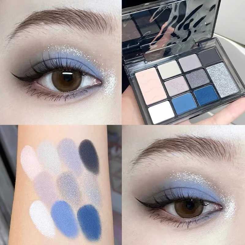 New Arrival SHEDELLA Water Ripple 10 Color Eyeshadow Smoked Pink Purple Earth Color Matte Shimmer Texture Z250121