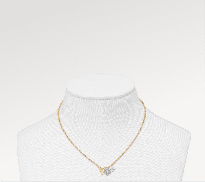 Womens Gold Pendant Necklace er Flower Letter Choker Simple Copper Party Jewelry Z250910