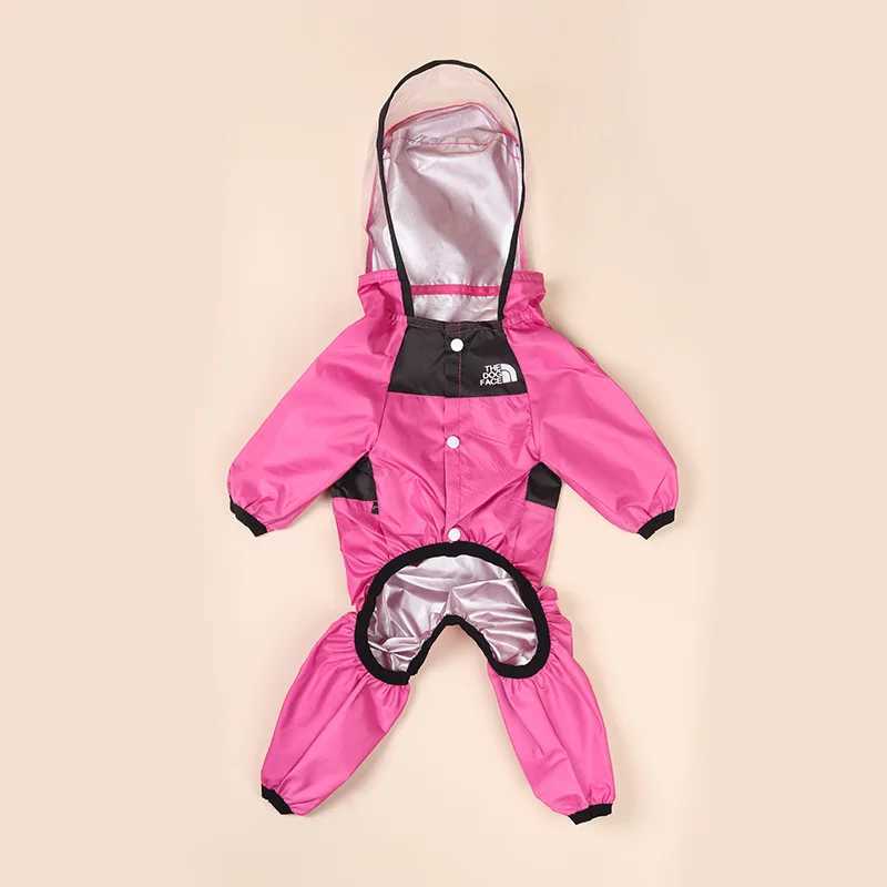 Pet clothing dog all-season raincoat four legged coat transparent PU waterproof clothingXJ250121