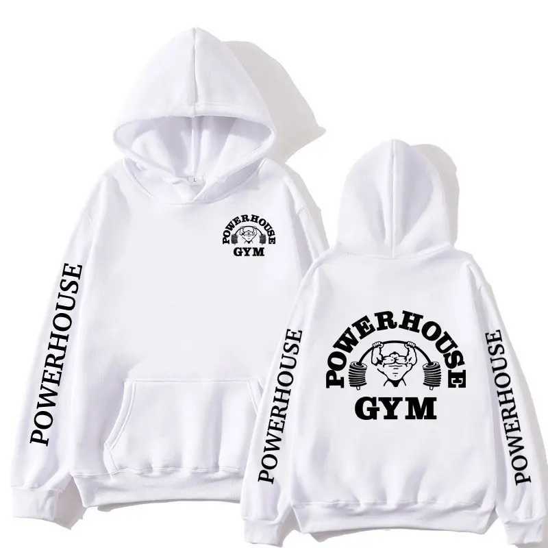Gym Hoodie Harajuku Men Women Geek Fitness Hoodies Oversized Long Sleeve AESThetic Sweatshirt Sport Streetwear X250129