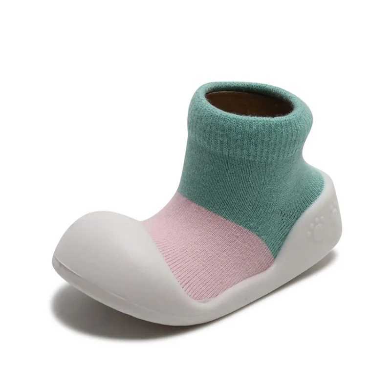 Baby Walking Shoe Autumn New Colored Baby Shoe Child Floor Socks Soft Sole Non Slip Kid Shoe Breathable Boy Girl Shoe Shoes X250129