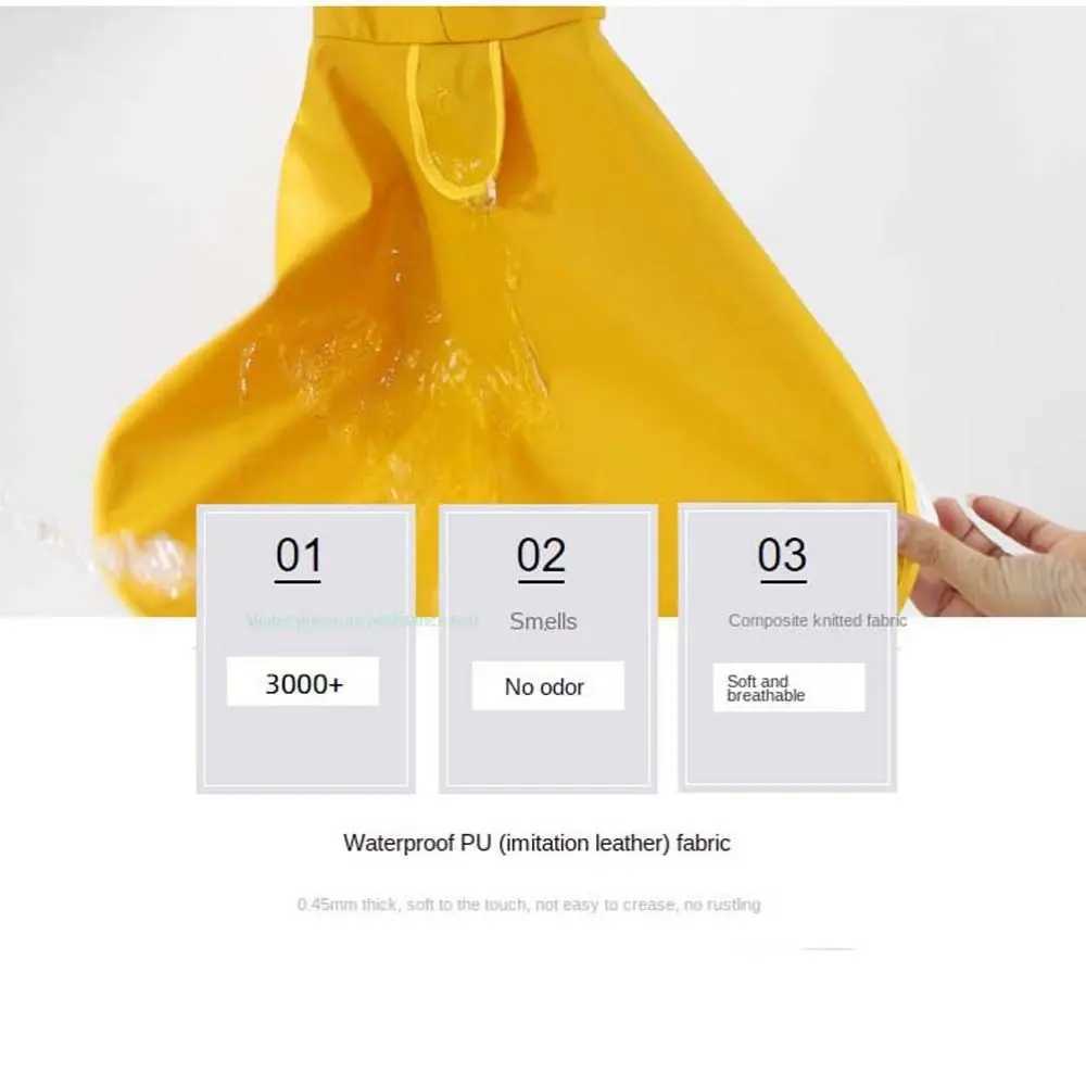 M-9XL All-inclusive Waterproof Hoody For Small Medium Large Dogs Coat Pet Rain Jacket Pet Supplies Dog Raincoat Dog ClothesXJ250121