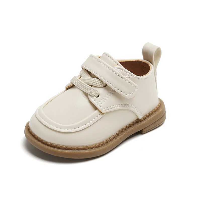 Baby Shoes 2023 Spring New British Style Leather Shoes Suitable for Boys and Girls Soft soled Non slip Comfortable Shoes First Step Walker Childrens S