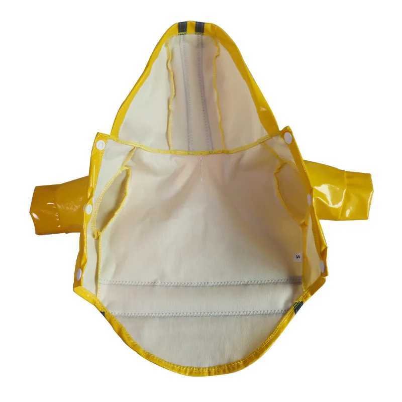 Summer Outdoor Puppy Pet Rain Coat Hoody Waterproof Jacket PU Raincoat for Dogs Cats Apparel Clothes Wholesale dog Item pet ItemXJ250121