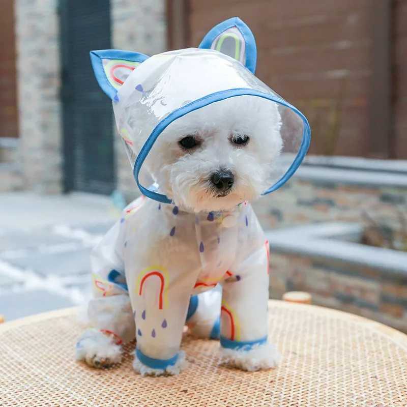 Dog Raincoat Waterproof Pet Clothes Accessories Dogs Apparel Apparels Small Clothing Pieces Hooded For Supplies ProductsXJ250121