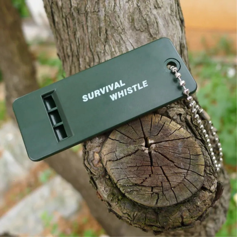 Survival Whistle Multi Audio First Aid Kits Outdoor Emergency Signal Rescue Camping Hiking Climbing Outdoors EDC Sports Referee 250107