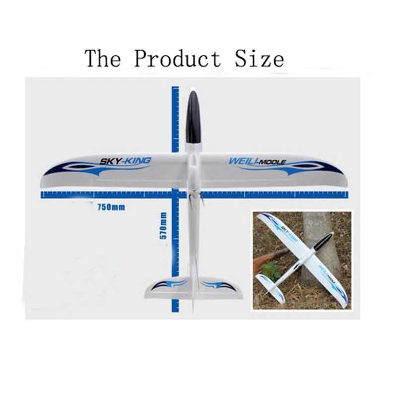 Parkten Wltoys F959s Upgrade F959 With Gyro Sky King 3CH RC Airplane Push-speed Glider RTF Good Same Ss F949 Fixed Plane X250129