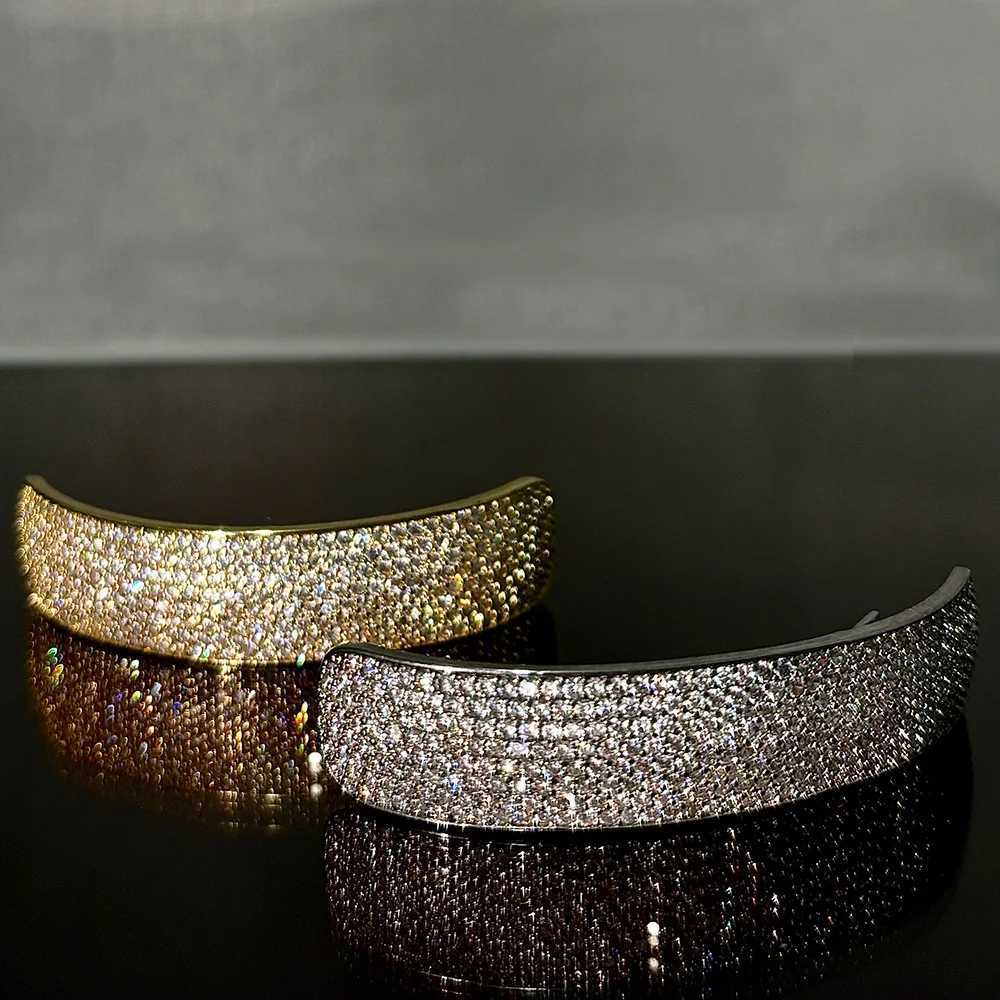 RACHELZ Gold Silver Color Iced Out CZ Stone Tooth Caps Braces Rectangle Cubic Zircon Teeth Grillz For Women Men JewelryXJ250114