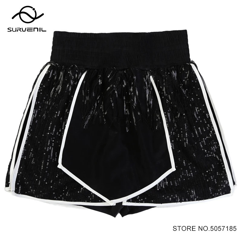 Boxing shorts sequined Muay Thai shorts mens rens martial arts MMA clothing Taekwondo grappling combat Taekwondo shorts 250109