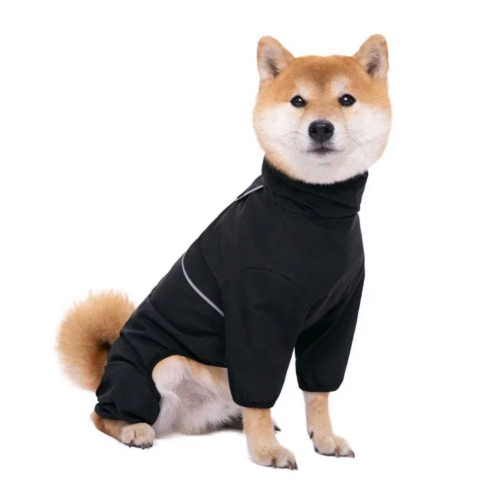 Medium And Large Dog Raincoat Labrador Golden Retriever Shiba Lnu Four Feet Waterproof Dog Clothes Anti Storm Coat Pet RaincoatXJ250121