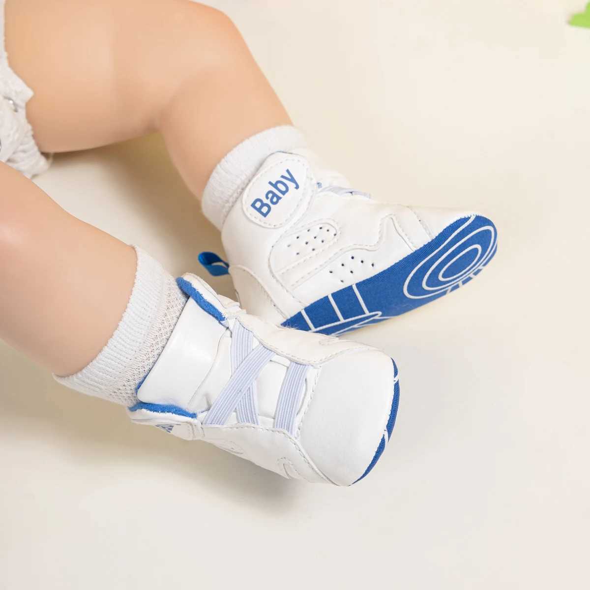 KIDSUN Toddler Baby Boys Shoes High Tops Basketball Sneakers Soft Anti-Slip Infant Newborn Prewalker First Walking Crib Shoes X250129
