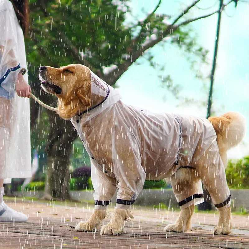 New Clear Pet Raincoat Rain Jacket Waterproof Pet Coat for Samll Medium Dogs Teddy Shiba Dog Poncho Outdoor Walking Pet ClothesXJ250121