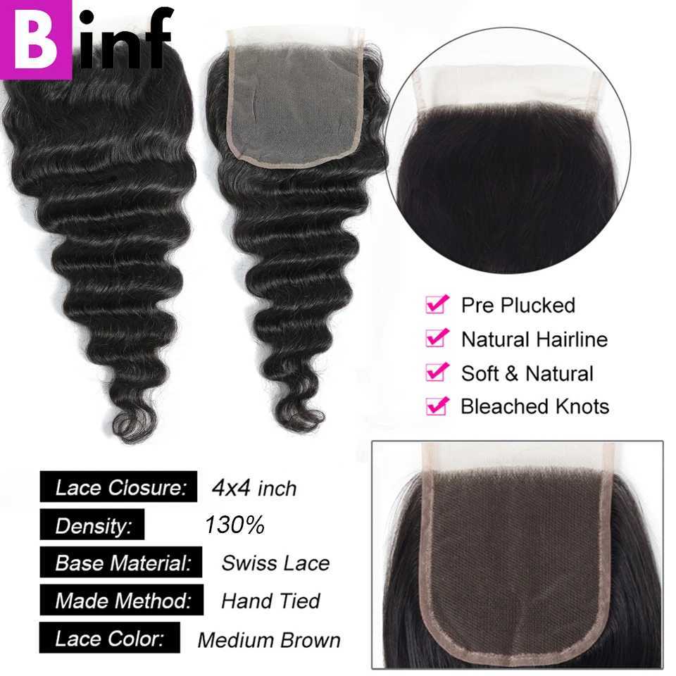 Wholesale Loose Deep Wave Human Hair Bundles With Clo 4x4 13x4 Frontal Clo and Bundles 100% Virgin Human Hair 8-30XJ250120